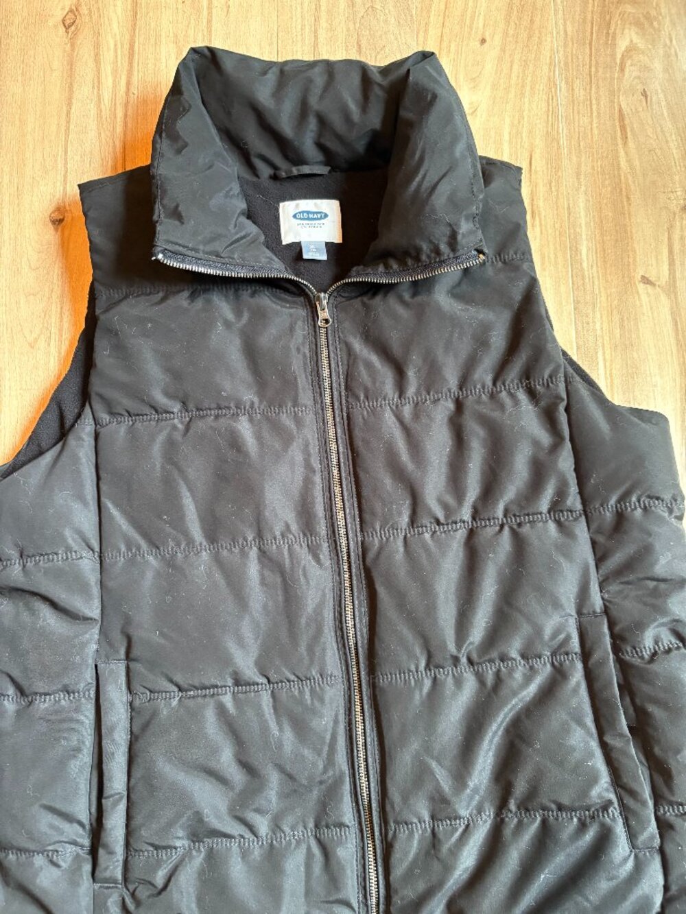 Women's OLD NAVY Puffer Vest - XL - Black
